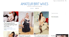 Desktop Screenshot of amateurbritishhousewives.com